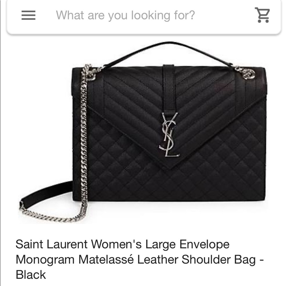 YSL authentic shoulder bag great condition.